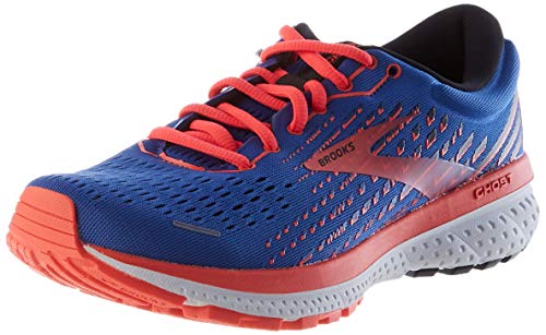 Brooks Ghost 13, Zapatillas para Correr para Mujer, Blue/Coral/White, 37.5 EU Brooks Ghost 13, Zapatillas para Correr para Mujer, Blue/Coral/White, 37.5 EU