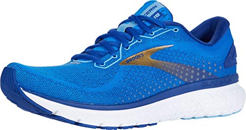 Brooks Glycerin 18, Zapatillas para Correr Hombre, Blue Mazarine Gold, 44.5 EU Brooks Glycerin 18, Zapatillas para Correr Hombre, Blue Mazarine Gold, 44.5 EU