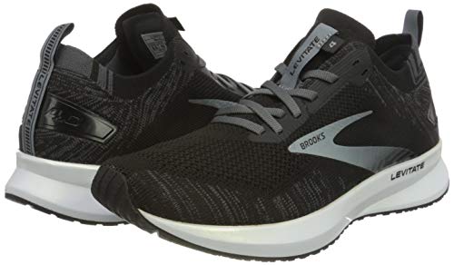 Brooks Levitate 4, Zapatillas para Correr Hombre, Black/Blackened Pearl/White, 45 EU