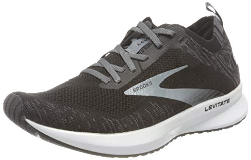 Brooks Levitate 4, Zapatillas para Correr Hombre, Black/Blackened Pearl/White, 45 EU