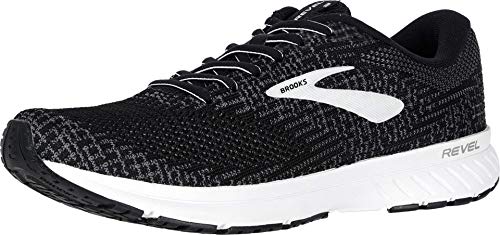 Brooks Revel 3, Zapatillas de Running para Hombre, Negro (Black/Blackened Pearl/White 012), 45 EU