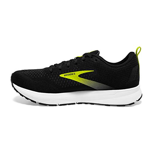 Brooks Revel 4, Zapatillas para Correr Hombre, Black/White/Nightlife, 44 EU