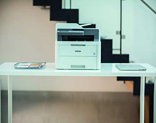 Brother DCP-L3550CDW - Impresora multifunción (Wifi, USB 2.0, 512 MB, 800 MHz, 18 ppm, 400 W) Blanco Brother DCP-L3550CDW - Impresora multifunción (Wifi, USB 2.0, 512 MB, 800 MHz, 18 ppm, 400 W) Blanco