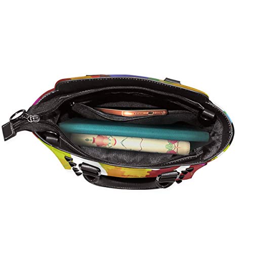 BROWCIN Fitness Corredor Acuarela Silueta Salpicar Correr Atleta Maratón Desmontable Moda Tendencia Bolso de las señoras Bolso de hombro BROWCIN Fitness Corredor Acuarela Silueta Salpicar Correr Atleta Maratón Desmontable Moda Tendencia Bolso de las señoras Bolso de hombro