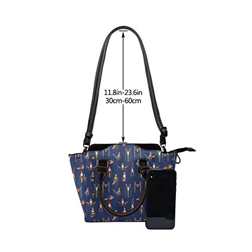 BROWCIN Gimnasia Estilo Dibujos Animados Chicos Haciendo Ejercicio Fitness Culturismo Atlético Multicolor Desmontable Moda Tendencia Bolso de las señoras Bolso de hombro BROWCIN Gimnasia Estilo Dibujos Animados Chicos Haciendo Ejercicio Fitness Culturismo Atlético Multicolor Desmontable Moda Tendencia Bolso de las señoras Bolso de hombro