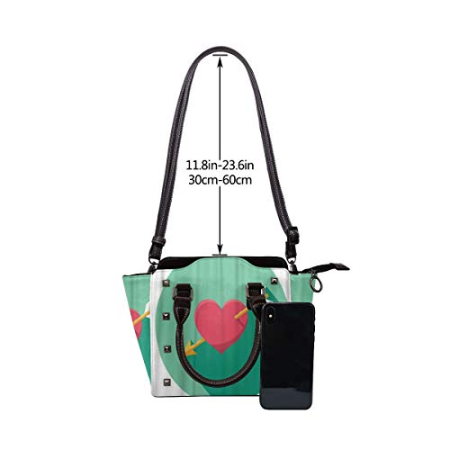 BROWCIN Icono de flecha de cupidos de diseño plano de boda con sombra lateral Desmontable Moda Tendencia Bolso de las señoras Bolso de hombro BROWCIN Icono de flecha de cupidos de diseño plano de boda con sombra lateral Desmontable Moda Tendencia Bolso de las señoras Bolso de hombro
