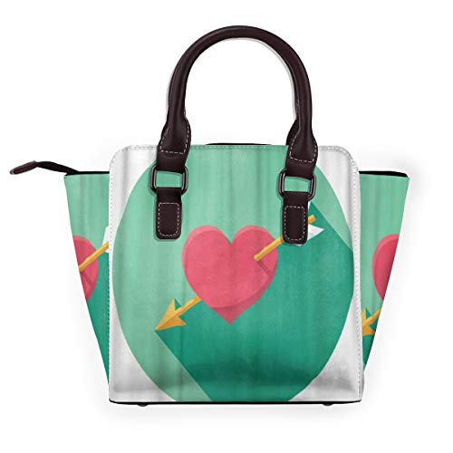 BROWCIN Icono de flecha de cupidos de diseño plano de boda con sombra lateral Desmontable Moda Tendencia Bolso de las señoras Bolso de hombro