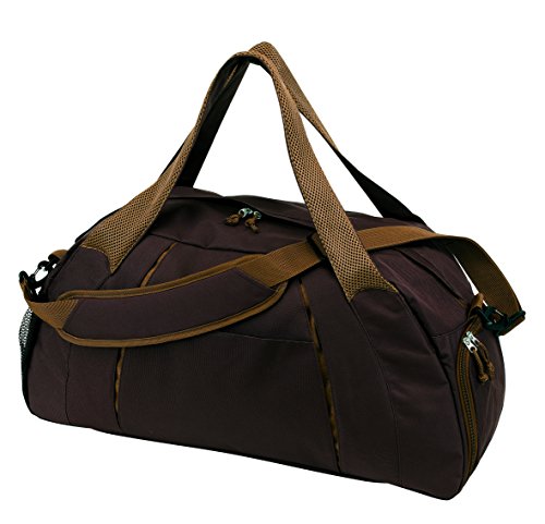 Browni Bolsa de deporte con cremallera, compartimento principal y correas ajustables para el hombro, con compartimento para zapatos Browni Bolsa de deporte con cremallera, compartimento principal y correas ajustables para el hombro, con compartimento para zapatos