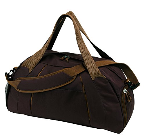 Browni Bolsa de deporte con cremallera, compartimento principal y correas ajustables para el hombro, con compartimento para zapatos Browni Bolsa de deporte con cremallera, compartimento principal y correas ajustables para el hombro, con compartimento para zapatos