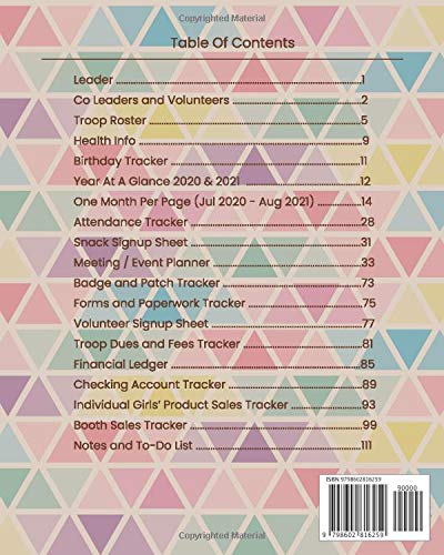 Brownie Troop Leader Planner: A Must-Have Troop Organizer , Dated Jul 2020 - Aug 2021 Brownie Troop Leader Planner: A Must-Have Troop Organizer , Dated Jul 2020 - Aug 2021
