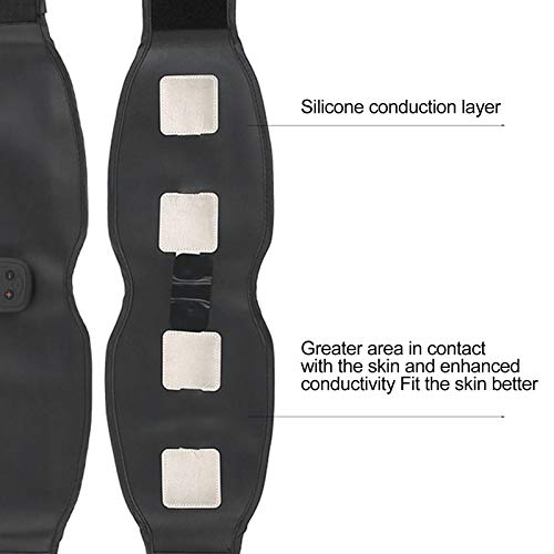 Brrnoo EMS Electroestimulador Muscular Abdominales Cinturón, Estimulador Abdominal, Masajeador Eléctrico Cinturón con USB, 6 Modos 15 Niveles Diferentes, para Abdomen Brrnoo EMS Electroestimulador Muscular Abdominales Cinturón, Estimulador Abdominal, Masajeador Eléctrico Cinturón con USB, 6 Modos 15 Niveles Diferentes, para Abdomen