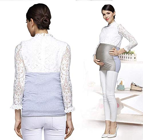 BRSL Delantal contra la radiación de Las Mujeres Embarazadas, Material de algodón de Fibra 100% de Plata, Ropa Protectora de Onda electromagnética, m (Size : XX-Large) BRSL Delantal contra la radiación de Las Mujeres Embarazadas, Material de algodón de Fibra 100% de Plata, Ropa Protectora de Onda electromagnética, m (Size : XX-Large)