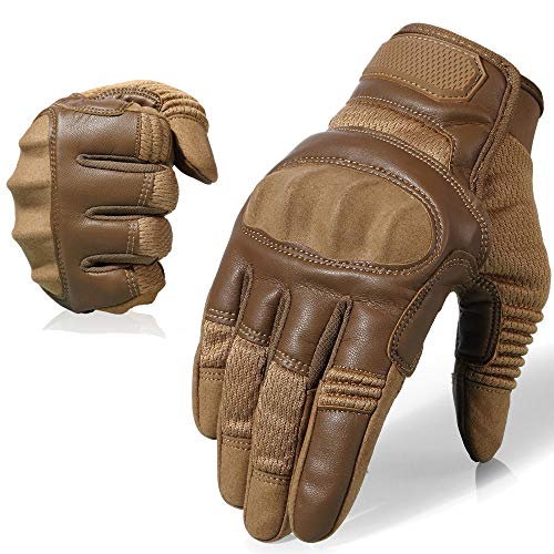 Bruce Dillon Pantalla táctil de Cuero de la PU de la Motocicleta Guantes de nudillo Duro Racing Biker Motocicleta Motocross - Verde XLX Bruce Dillon Pantalla táctil de Cuero de la PU de la Motocicleta Guantes de nudillo Duro Racing Biker Motocicleta Motocross - Verde XLX