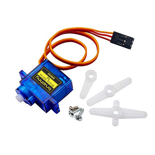 Bruphny Micro Servo Motor SG90 9G Servomotor RC Robot Helicóptero Aeroplano Barco Coche Controles ( 5 Pcs )