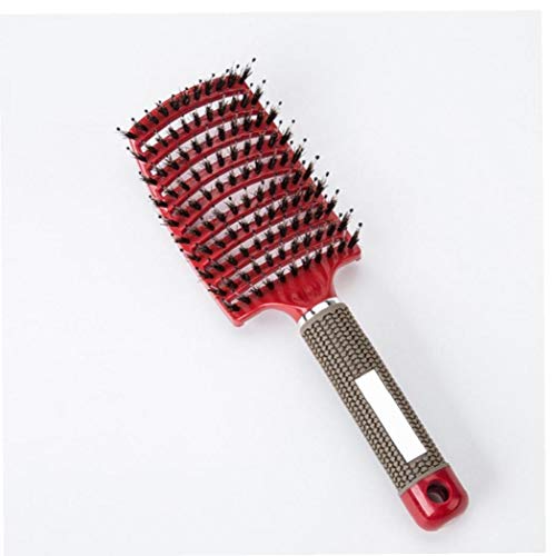 Brushy cepillo para el pelo, profesional peluquero peluquería Cepillo para las mujeres, de secado rápido, que se endereza, Curling