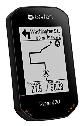 Bryton Rider 420 E Ciclocomputador GPS, Sin género, Negro, Talla Única Bryton Rider 420 E Ciclocomputador GPS, Sin género, Negro, Talla Única