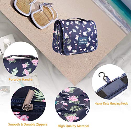 BryTravel Neceser para Colgar Viaje Bolsa de tocador, Upgraded Bolso Cosmético Impermeable de Gran Capacidad, multifunción Bolsa de Maquillaje Cosméticos Lavado de Viaje Bolsa (Azul Flamingo) BryTravel Neceser para Colgar Viaje Bolsa de tocador, Upgraded Bolso Cosmético Impermeable de Gran Capacidad, multifunción Bolsa de Maquillaje Cosméticos Lavado de Viaje Bolsa (Azul Flamingo)