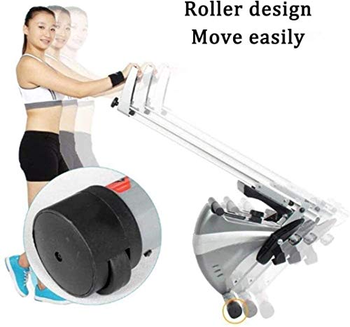 BSJZ Máquina de Remo, Control magnético silencioso Plegable y máquina de Remo de Agua para Entrenamiento Muscular para pérdida de Peso Femenina, AER BSJZ Máquina de Remo, Control magnético silencioso Plegable y máquina de Remo de Agua para Entrenamiento Muscular para pérdida de Peso Femenina, AER