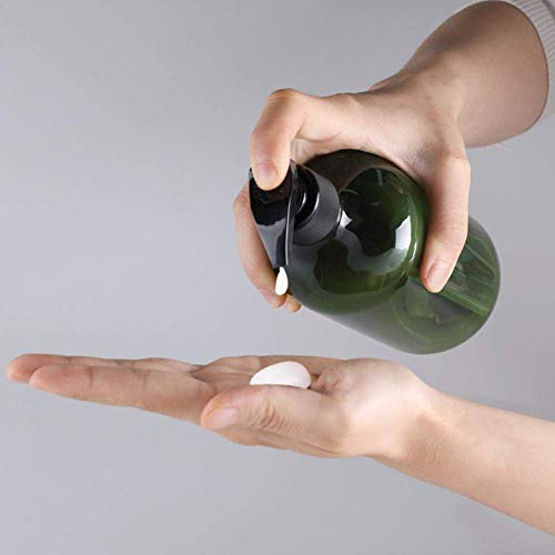 BSMEAN 4PCS 500ml Soap Dispenser Bottles, Empty Pump Bottles Refillable Dispensing Containers for Body Wash Liquid Shampoo Hand Soap DIY Lotion, Brown BSMEAN 4PCS 500ml Soap Dispenser Bottles, Empty Pump Bottles Refillable Dispensing Containers for Body Wash Liquid Shampoo Hand Soap DIY Lotion, Brown