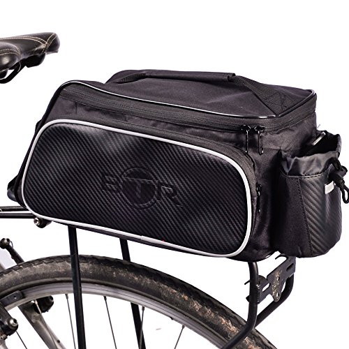 BTR Bolsa para Bici Funda Impermeable para la Lluvia de Alta Visibilidad y una Red para Paquetes + Luces Bicicleta BTR Bolsa para Bici Funda Impermeable para la Lluvia de Alta Visibilidad y una Red para Paquetes + Luces Bicicleta