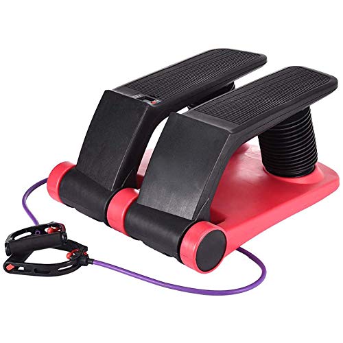 BTTHWR Air Stepper Climber Fitness Machine Cable Resistente Air Step Aerobics Machine Escalera Stepper Equipo de Ejercicio con CD Máquina de Adelgazamiento de Ejercicio