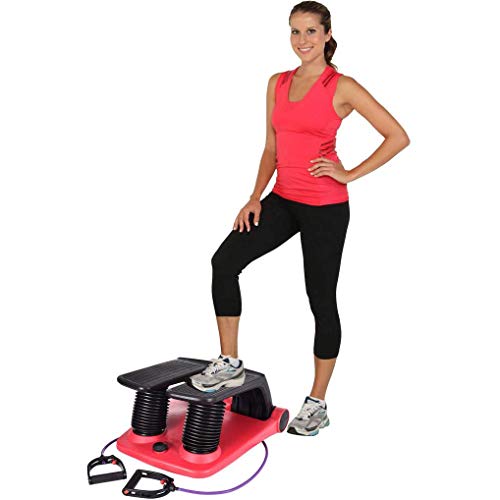 BTTHWR Air Stepper Climber Fitness Machine Cable Resistente Air Step Aerobics Machine Escalera Stepper Equipo de Ejercicio con CD Máquina de Adelgazamiento de Ejercicio