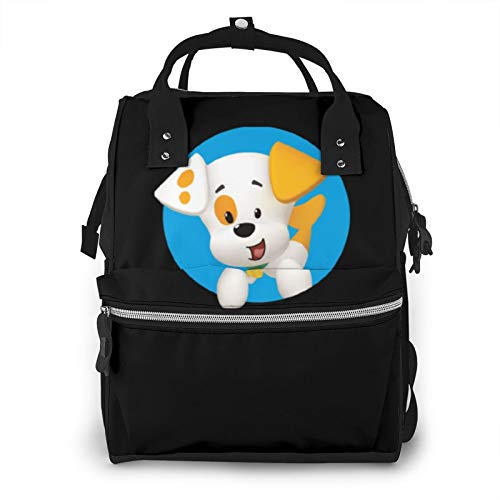 Bub-ble Gup-pies - Mochila de pañales de gran capacidad, bolsa de bebé, multifuncional, con cremallera, mochila de viaje informal para mamá y papá, unisex