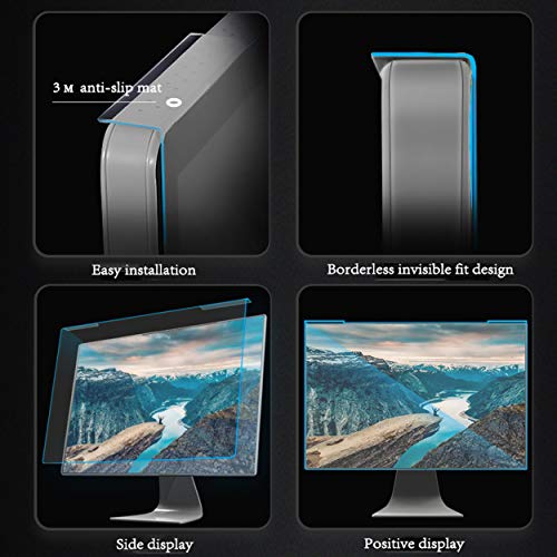 Bueuwe Película de Filtro de Protector de Pantalla de protección de Ojos Panel Protector de Pantalla Anti-Azul de protección contra radiación para Oficina, Estudiante, niño,19.5“ 473 * 281mm Bueuwe Película de Filtro de Protector de Pantalla de protección de Ojos Panel Protector de Pantalla Anti-Azul de protección contra radiación para Oficina, Estudiante, niño,19.5“ 473 * 281mm