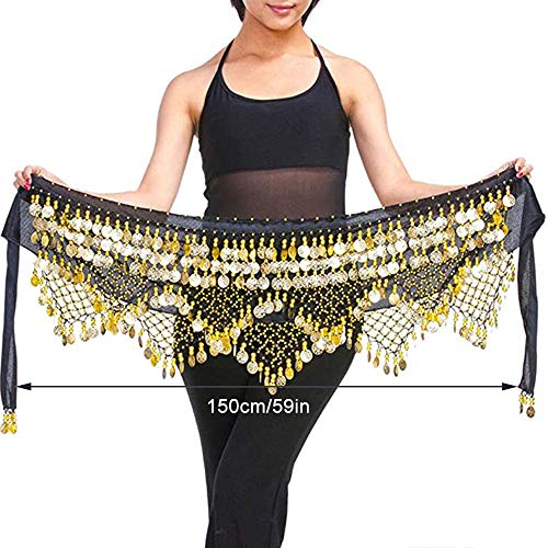 Bufanda para Danza del Vientre, Cinturón para Danza del Vientre, Cinturón para Danza India, Cadena de Cintura de Baile, Decoración de Bailarina, para Espectáculo, Fiesta, Celebración, Estudio Bufanda para Danza del Vientre, Cinturón para Danza del Vientre, Cinturón para Danza India, Cadena de Cintura de Baile, Decoración de Bailarina, para Espectáculo, Fiesta, Celebración, Estudio
