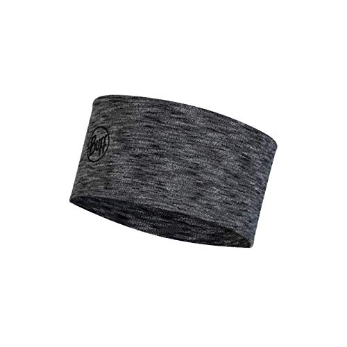 Buff Graphite Cinta De Pelo Lana Merino Midweight, Unisex Adulto, Talla única