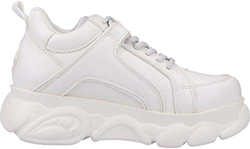 Buffalo Corin, Zapatillas Altas Mujer, Blanco (White 000), 39 EU Buffalo Corin, Zapatillas Altas Mujer, Blanco (White 000), 39 EU