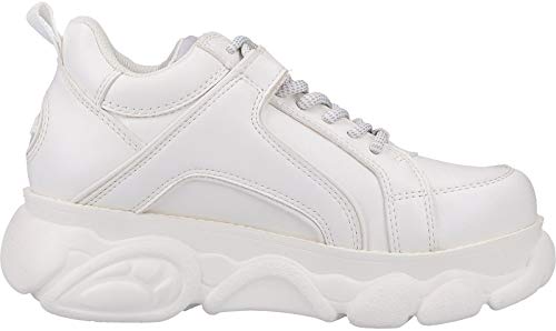 Buffalo Corin, Zapatillas Altas Mujer, Blanco (White 000), 39 EU