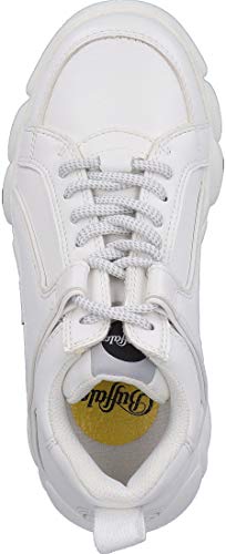 Buffalo Corin, Zapatillas Altas Mujer, Blanco (White 000), 39 EU Buffalo Corin, Zapatillas Altas Mujer, Blanco (White 000), 39 EU