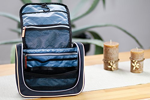 Bugatti Lido Neceser de Viaje Playa para Colgar, Grande - Azul Marino Bugatti Lido Neceser de Viaje Playa para Colgar, Grande - Azul Marino