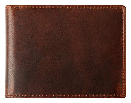 Bugatti Romano Cartera Hombre Piel Pequeña con Seguridad RFID y Monedero - Marrón Bugatti Romano Cartera Hombre Piel Pequeña con Seguridad RFID y Monedero - Marrón