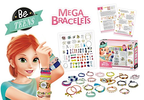 Buki France- Be Teens, Mega Bracelets Caja Para Realizar Pulseras, 8 Años, Multicolor (BE003)