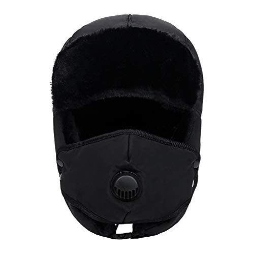 Bumen Sombreros de Pareja de Felpa Unisex de otoño e Invierno para el Calor, el Viento y el Polvo, Sombreros de esquí para Montar Bumen Sombreros de Pareja de Felpa Unisex de otoño e Invierno para el Calor, el Viento y el Polvo, Sombreros de esquí para Montar
