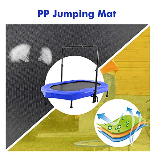 Bunao Trampolín Fitness con Mango Regulable – Cama Elástica para Adultos, Unisex 143 cm (Trampolines de interior3) Bunao Trampolín Fitness con Mango Regulable – Cama Elástica para Adultos, Unisex 143 cm (Trampolines de interior3)