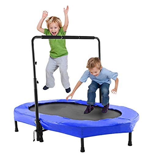 Bunao Trampolín Fitness con Mango Regulable – Cama Elástica para Adultos, Unisex 143 cm (Trampolines de interior3)