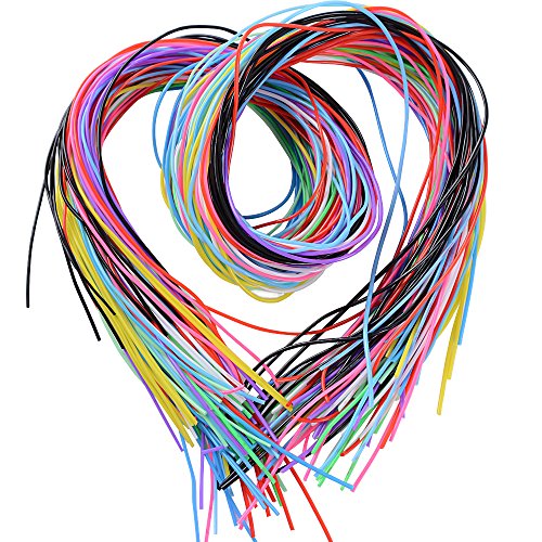 BUONDAC 100m Cuerda Hilo Scoubidou Cordón Plástico para Collar Pulseras Abalorios Manualidades DIY, 10 Colores BUONDAC 100m Cuerda Hilo Scoubidou Cordón Plástico para Collar Pulseras Abalorios Manualidades DIY, 10 Colores