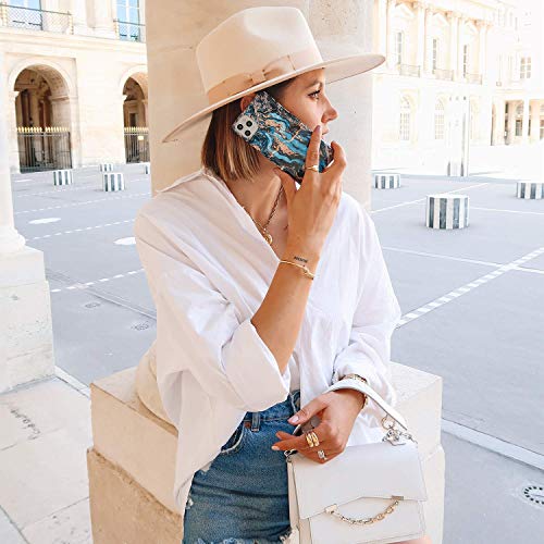BURGA Phone Case Compatible with iPhone XR Crystal Blue Teal Turqoise Marble Heavy Duty Shockproof Dual Layer Hard Shell + Silicone Protective Cover BURGA Phone Case Compatible with iPhone XR Crystal Blue Teal Turqoise Marble Heavy Duty Shockproof Dual Layer Hard Shell + Silicone Protective Cover