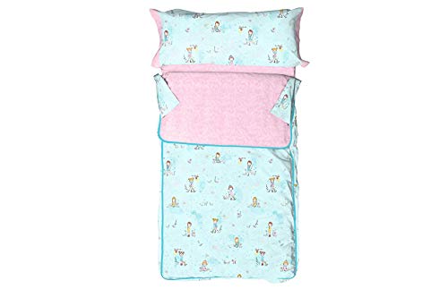 Burrito Blanco Saco Nórdico 163 Infantil con Fuelle y Relleno con Un diseño Estampado de Unas niñas con Sus Perritos para Cama Individual de 90x190 hasta 90x200 cm, Color Azul Burrito Blanco Saco Nórdico 163 Infantil con Fuelle y Relleno con Un diseño Estampado de Unas niñas con Sus Perritos para Cama Individual de 90x190 hasta 90x200 cm, Color Azul