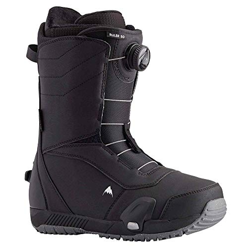 Burton Ruler Step on Black - Botas de snowboard para hombre, talla 44, color negro