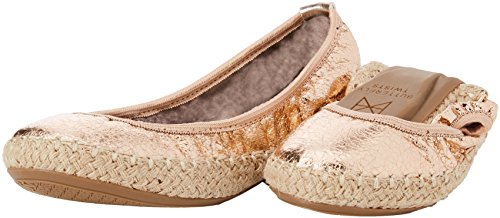 Butterfly Twists Gigi II, Bailarinas con Punta Cerrada para Mujer, Dorado (Rose Gold 006), 36 EU