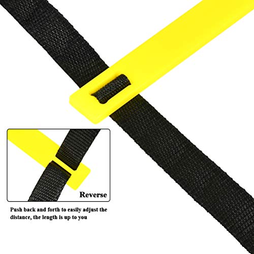 BUYGOO Escalera de Velocidad Escalera de Agilidad 6m para Fútbol Baloncesto Tenis Fitness Entrenamiento BUYGOO Escalera de Velocidad Escalera de Agilidad 6m para Fútbol Baloncesto Tenis Fitness Entrenamiento