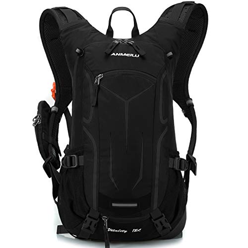 BWBIKE Mochila de Bicicleta Mochila de Ciclismo, 18L Mochila de Bicicleta de Bicicleta a Prueba de Agua con Cubierta de Lluvia, Mochila Deportiva para Montar en Bicicleta