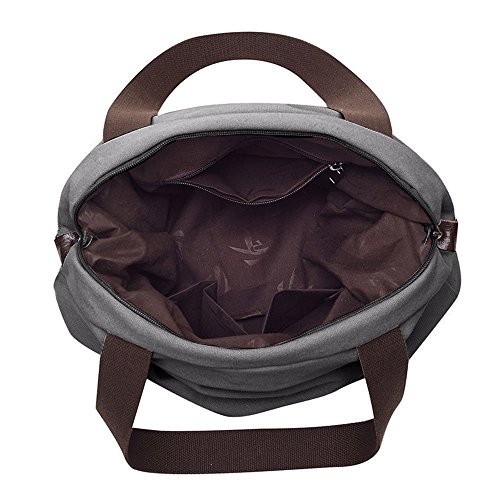 BYD - Mujeres Bolsa de lona Bolsos bandolera Multifuncional Retro Tote Carteras de mano BYD - Mujeres Bolsa de lona Bolsos bandolera Multifuncional Retro Tote Carteras de mano