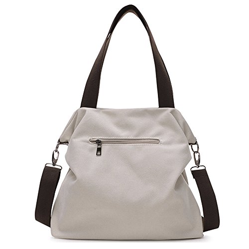 BYD - Mujeres Bolsa de lona Bolsos bandolera Multifuncional Retro Tote Carteras de mano BYD - Mujeres Bolsa de lona Bolsos bandolera Multifuncional Retro Tote Carteras de mano