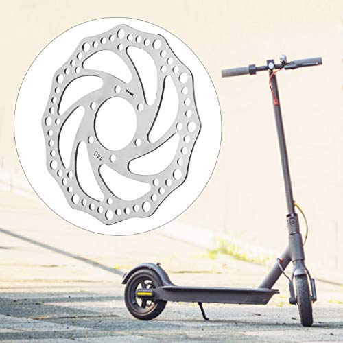 Byged Rotores de Freno de Disco de Bicicleta 140mm Scooter eléctrico de Acero Inoxidable 140Disc Accesorio de Rotor de Disco de Freno de 6 Orificios Byged Rotores de Freno de Disco de Bicicleta 140mm Scooter eléctrico de Acero Inoxidable 140Disc Accesorio de Rotor de Disco de Freno de 6 Orificios