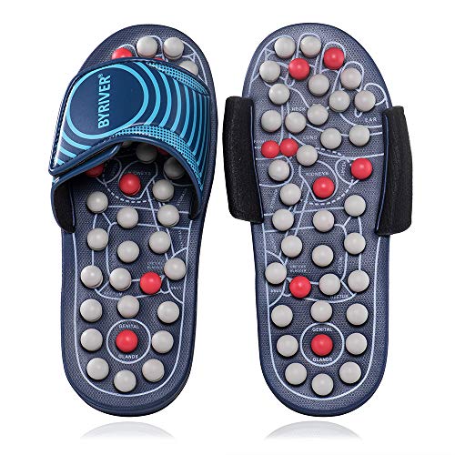 BYRIVER Estimulación Masaje Zapatillas Sandalias Zapatos, Masajeador de pies, Alivio de la neuropatía, artritis, fascitis plantar, dolor, Regalo de salud para mamá papá (05S) BYRIVER Estimulación Masaje Zapatillas Sandalias Zapatos, Masajeador de pies, Alivio de la neuropatía, artritis, fascitis plantar, dolor, Regalo de salud para mamá papá (05S)